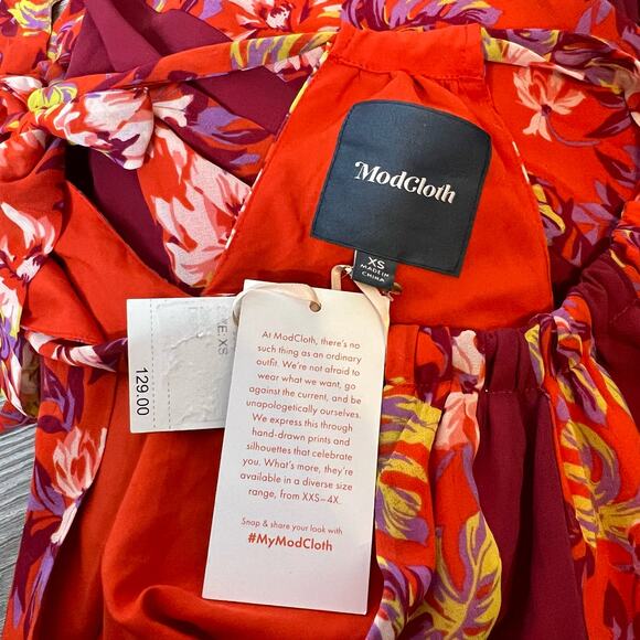 NWT Modcloth illuminate elegance maxi dress sz XS - Picture 9 of 9